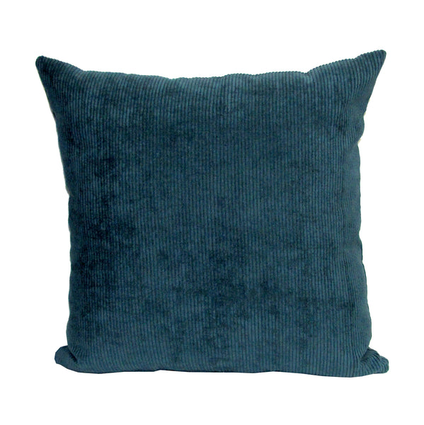 Aspen Teal corduroy cushion cover