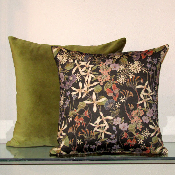 made to order wildflowers cushion cover