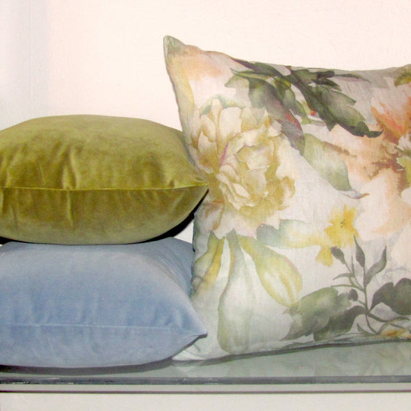 Leila linen cushion cover