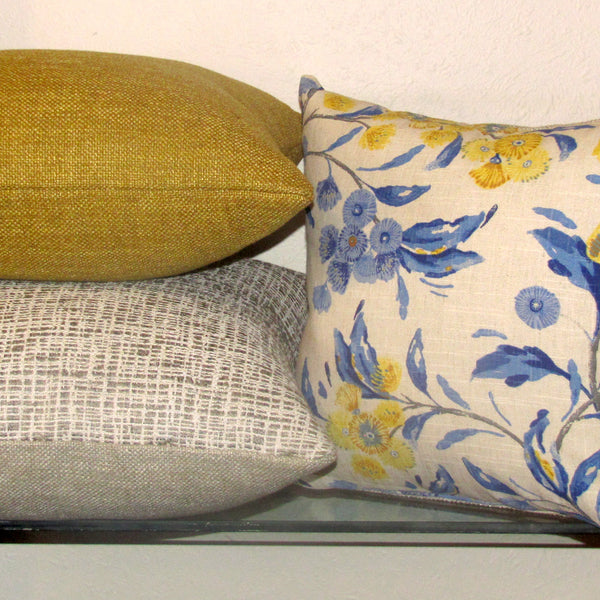 Made to order Hinterland cobalt cushion cover